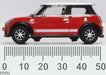 Oxford Diecast New Mini Chili Red and White 76NMN007