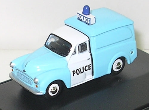 Oxford Diecast Morris Minor Police - Light Bar on Van - 1:76 Scale 76P008