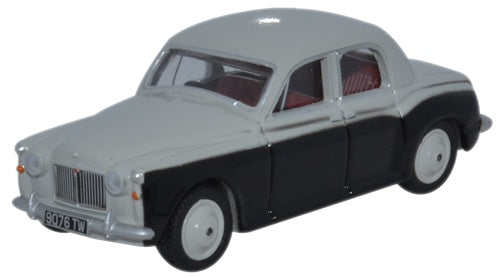 Oxford Diecast Rover P4 Smoke Grey/Black - 1:76 Scale 76P4001