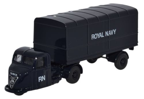 Oxford Diecast Scammell Scarab Van Trailer Royal Navy - 1:76 Scale 76RAB010