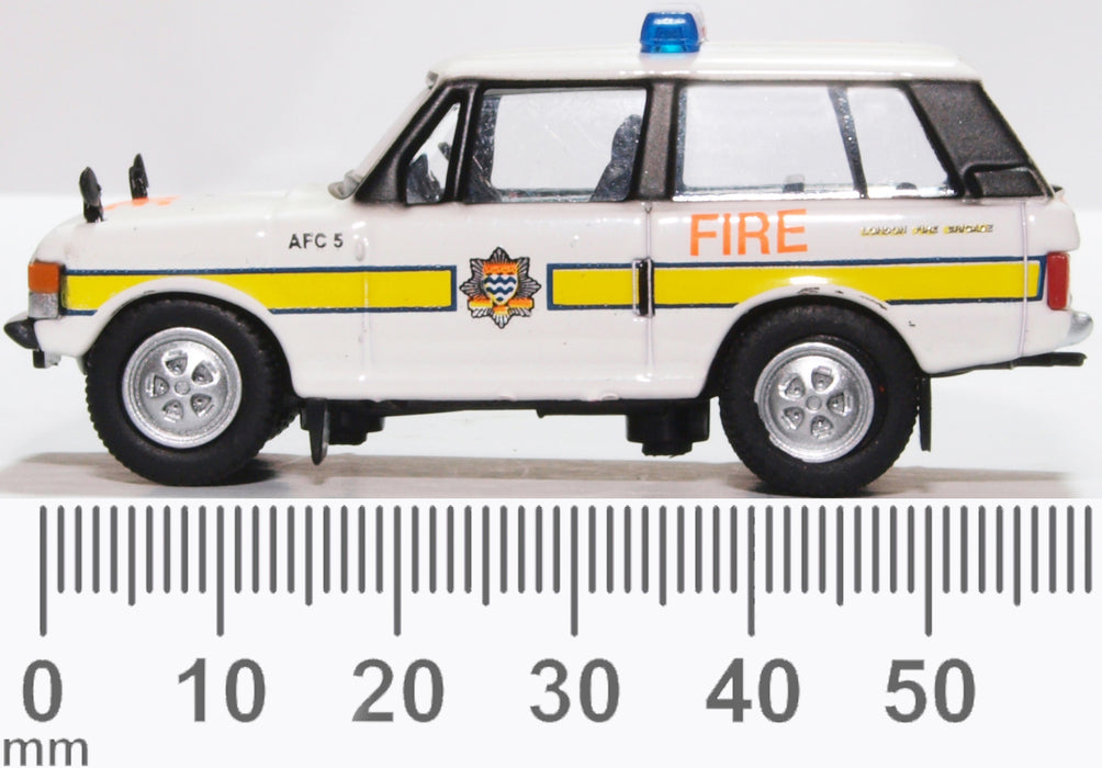 Oxford Diecast Range Rover Classic London Fire Brigade 76RCL004