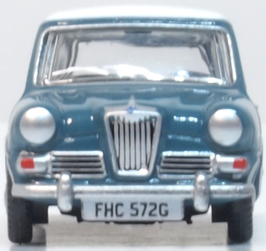 Oxford Diecast Riley Elf MKIII Persian Blue Snowberry White 1:76 Scale