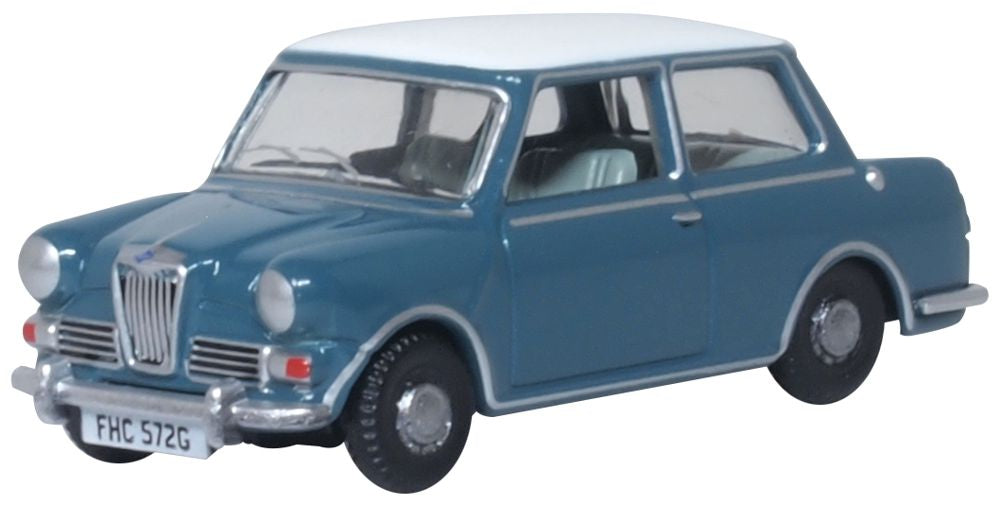 Oxford Diecast Riley Elf MKIII Persian Blue Snowberry White