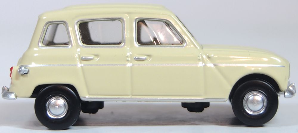 Oxford Diecast 76RN002 – Renault 4 In Rood, Miniatuurmodel Voor Verzamelaars (schaal B)
