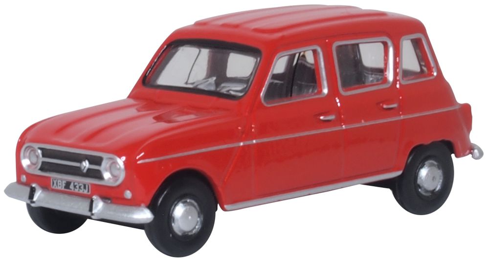 Oxford Diecast Renault 4 Red