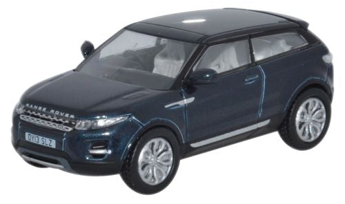 Oxford Diecast Range Rover Evoque 2 Door Coupe Baltic Blue - 1:76 Scal 76RR003