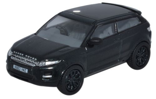 Oxford Diecast Range Rover Evoque Santorini Black - 1:76 Scale