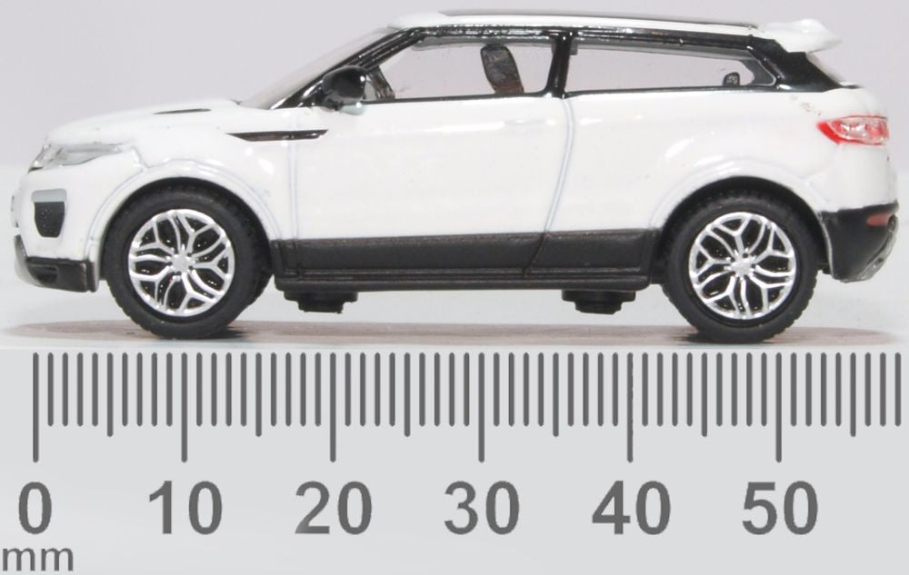 Oxford Diecast Range Rover Evoque Coupe Facelift Fuji White 76RRE002