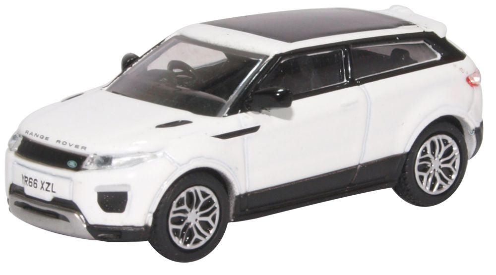 Oxford Diecast Range Rover Evoque Coupe Facelift Fuji White 76RRE002