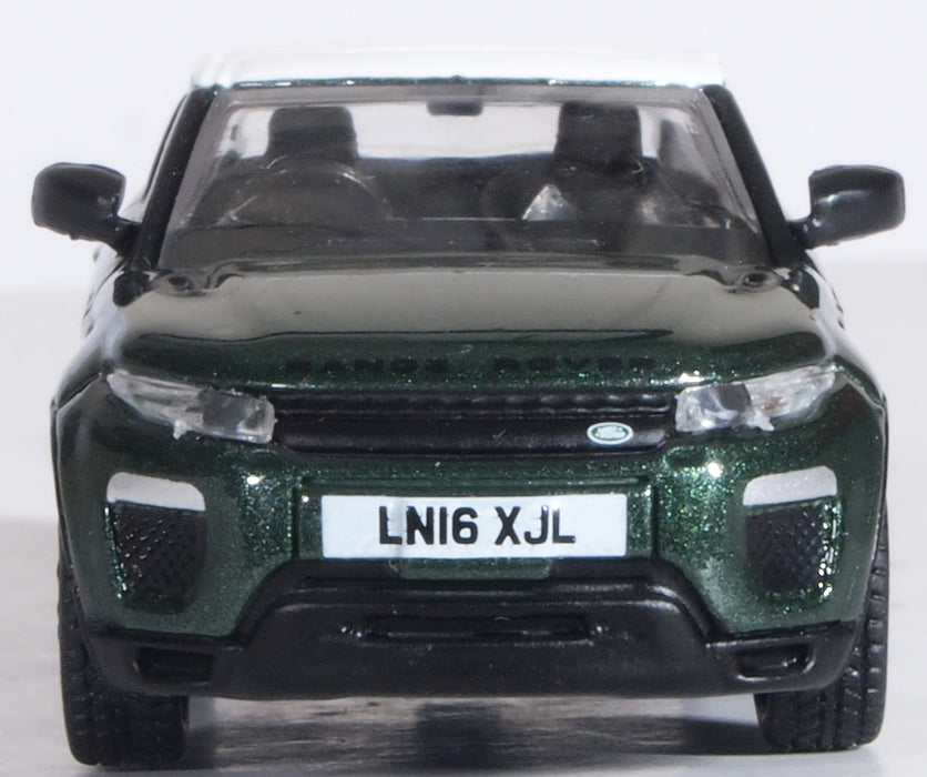 Oxford Diecast Aintree Green Range Rover Evoque Coupe 76RRE003