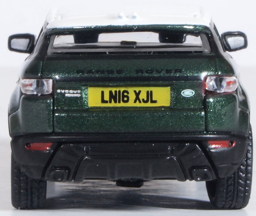 Oxford Diecast Aintree Green Range Rover Evoque Coupe 76RRE003