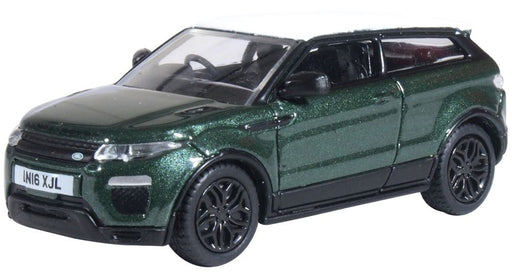 Oxford Diecast Aintree Green Range Rover Evoque Coupe 76RRE003