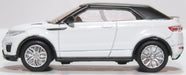 Oxford Diecast Range Rover Evoque Convertible Fuji White 76RREC003