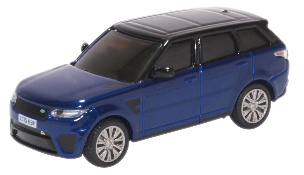 Oxford Diecast Range Rover Sport SVR Estoril Blue 76RRS001