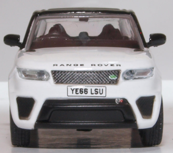 Oxford Diecast Range Rover Sport SVR Fuji White 76RRS004
