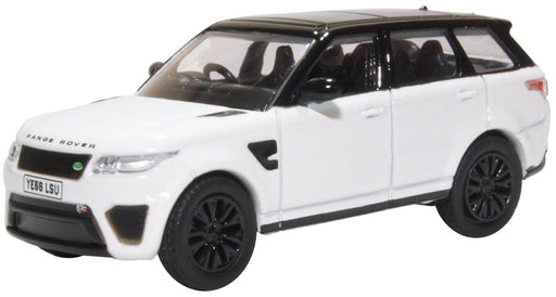 Oxford Diecast Range Rover Sport SVR Fuji White 76RRS004