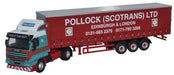 Oxford Diecast Scania 143 40ft Curtainside Pollock - 1:76 Scale 76S143001