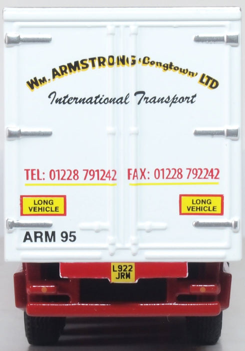 Oxford Diecast Scania 143 40ft Fridge Trailer William Armstrong