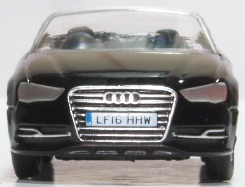 Oxford Diecast Audi S3 Cabriolet Mythos Black 76S3002