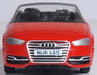 Oxford Diecast Misano Red Audi S3 Cabriolet 76S3003