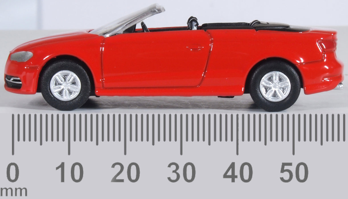 Oxford Diecast Misano Red Audi S3 Cabriolet 76S3003