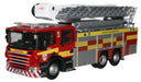 Oxford Diecast Scania Aerial Rescue Pump Mid & West Wales F & R Servic 76SAL004