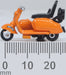 Oxford Diecast Scooter and Sidecar Orange 76SC003