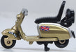Oxford Diecast Scooter Gold 1:76 Scale. 76SC004