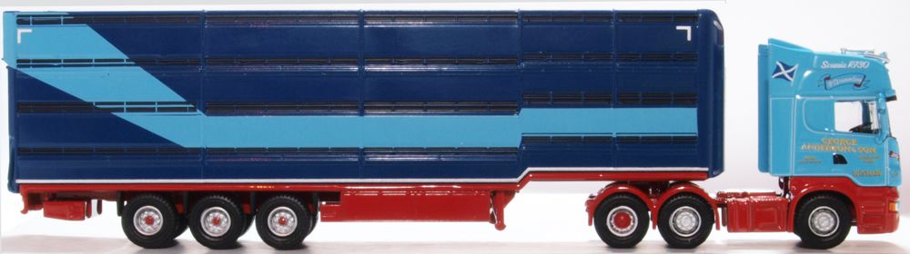 Oxford Diecast Scania Houghton Professional Livestock Transporter 76SCA01LT