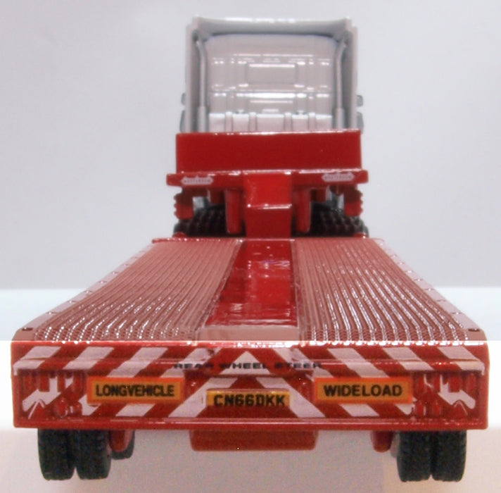 Oxford Diecast Scania Topline Nooteboom Low Loader Smiths, Bridgend -1:76 Scale 76SCA05LL Rear
