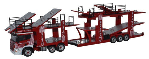 Oxford Diecast Scania EVO6 Car Transporter Quinns 76SCT002
