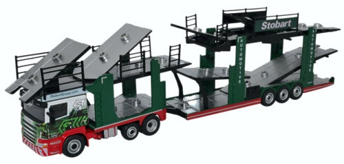Oxford Diecast Eddie Stobart Car Transporter - Christina Frances 76SCT005