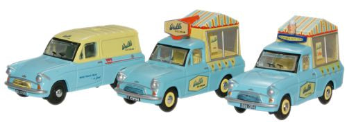 Oxford Diecast Triple Ice Cream Set - 1:76 Scale 76SET01B