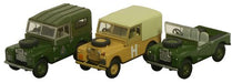 Oxford Diecast Triple Landrover - 1:76 Scale 76SET05