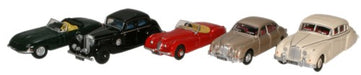 Oxford Diecast 5 piece Jaguar Collection - 1:76 Scale 76SET14