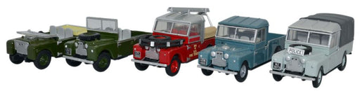 Oxford Diecast Land Rover 5 Piece Set 76SET17E