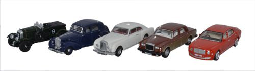 Oxford Diecast 5 Piece Bentley Set