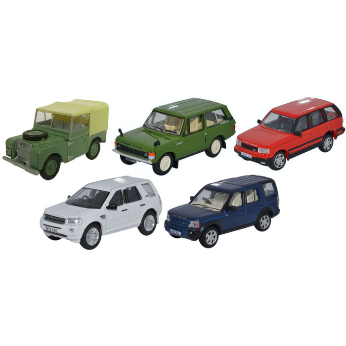 5 Piece Land Rover Classic Set - 1:76 Scale 76SET49