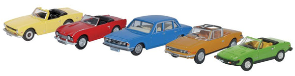 OXFORD DIECAST 1:76 Scale 5 Piece Triumph Set — Oxford Diecast