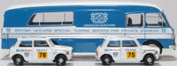Oxford Diecast BMC Transporter & 2 Mini 1275GT Set British Leyland Ned 76SET54