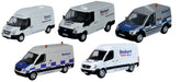 Oxford Diecast Stobart Group 5 Piece Van Set 76SET73