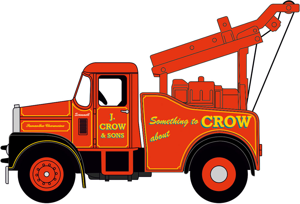 Oxford Diecast Crows Scammell Highwayman Crane - 1:76 Scale 76SH005