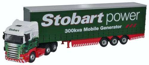 Oxford Diecast Scania Highline Curtainside Stobart Power 76SHL02CS