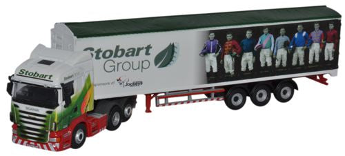 Oxford Diecast Scania Walking Floor Stobart Ascot Champions Day 76SHL04WF