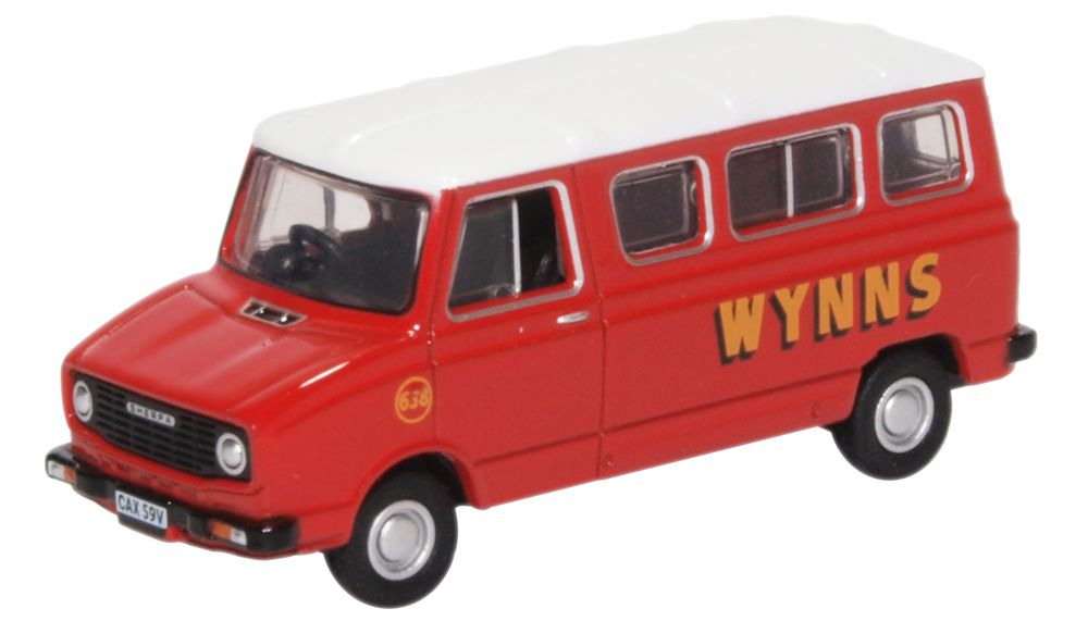 Oxford Diecast Sherpa Minibus Wynns 76SHP006