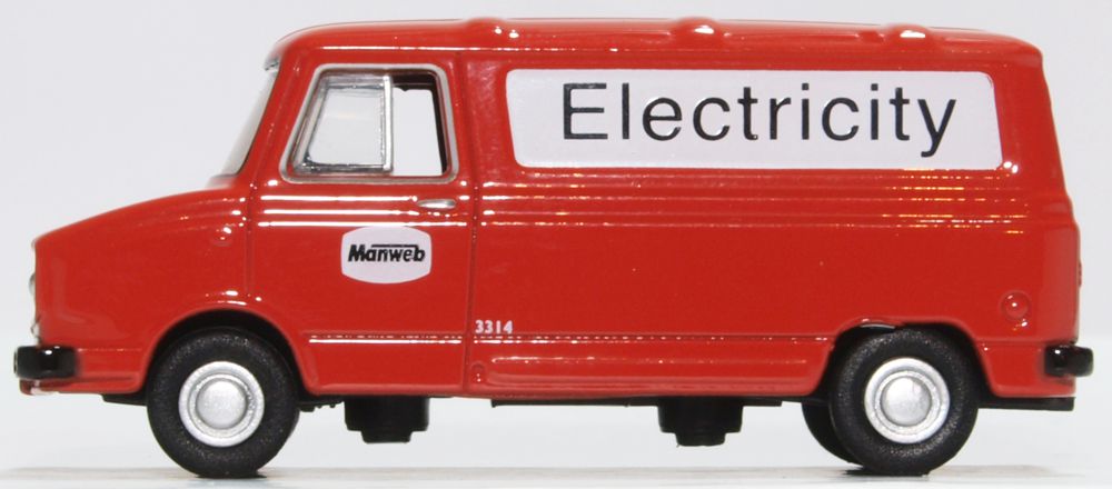 Oxford Diecast Leyland Sherpa Van Manweb Electricity 76SHP008