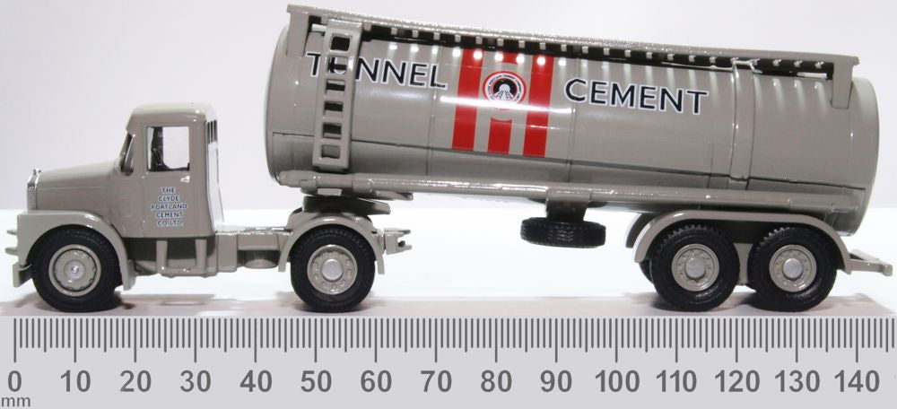 Oxford Diecast Scammell Highwayman Tanker Tunnel Cement 76SHT003