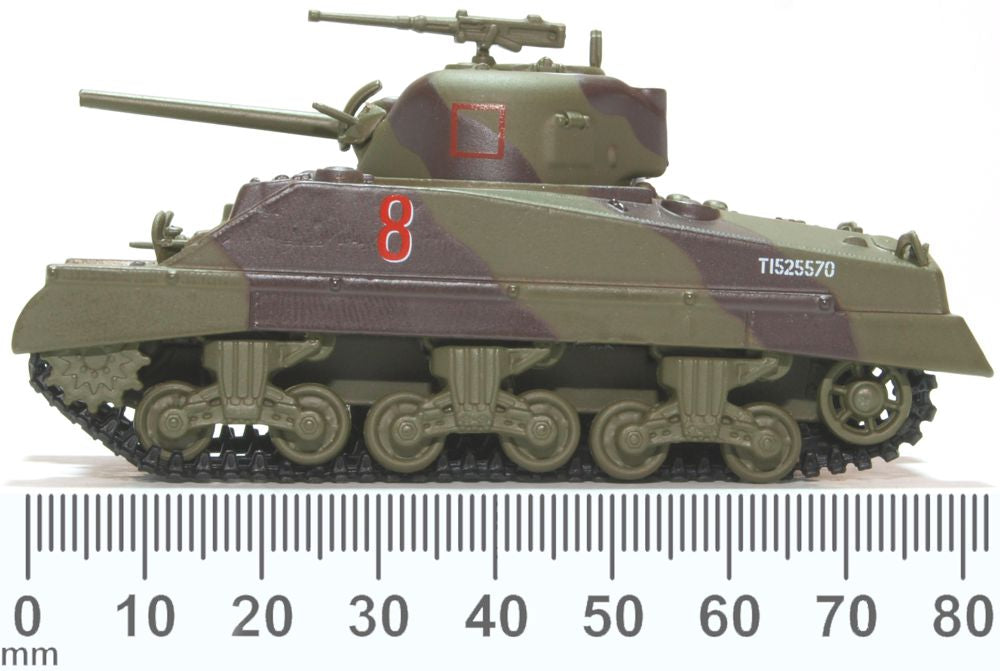 Oxford Diecast Sherman MKII 18 Arm.reg -4th Nz Arm.brg.italy 1944 76SM003