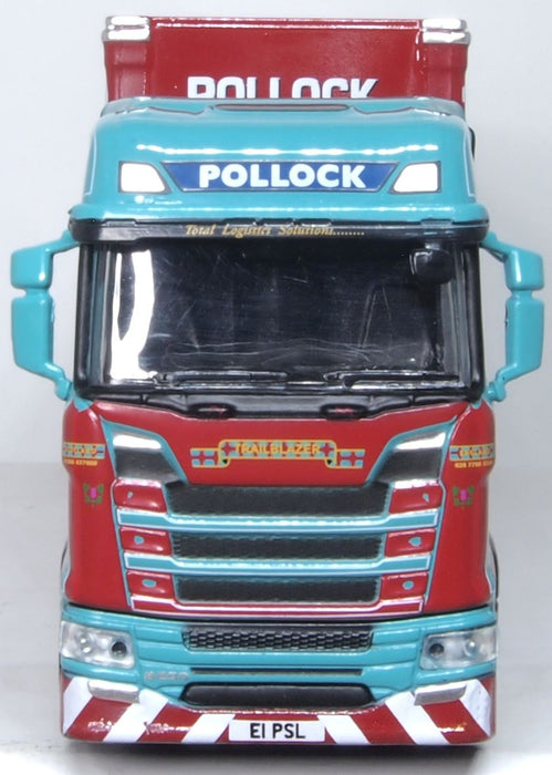 Oxford Diecast Scania New Generation (S) Curtainside Pollock 76SNG002