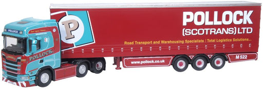 Oxford Diecast Scania New Generation (S) Curtainside Pollock 76SNG002